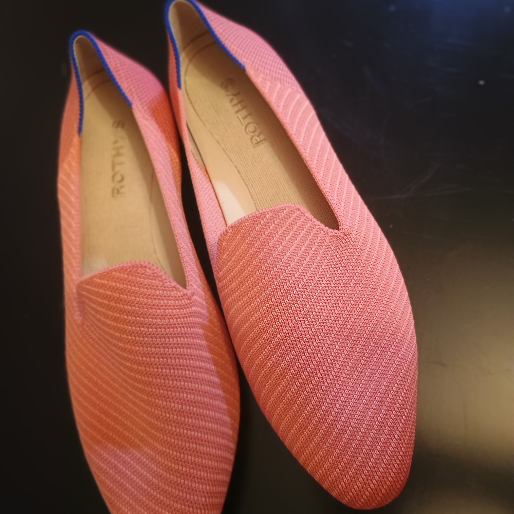Rothy's Coral Almond Loafers